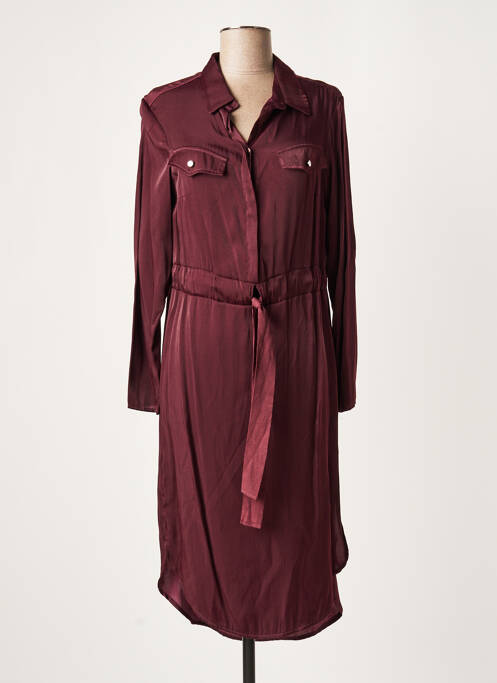 Rochie midi roșu LAUREN VIDAL femeie