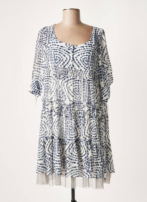 Rochie midi gri LAUREN VIDAL femeie