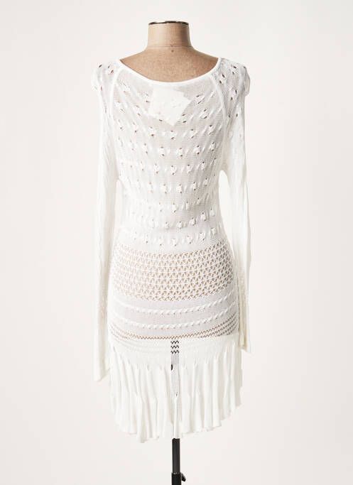 Rochie midi alb LAUREN VIDAL femeie