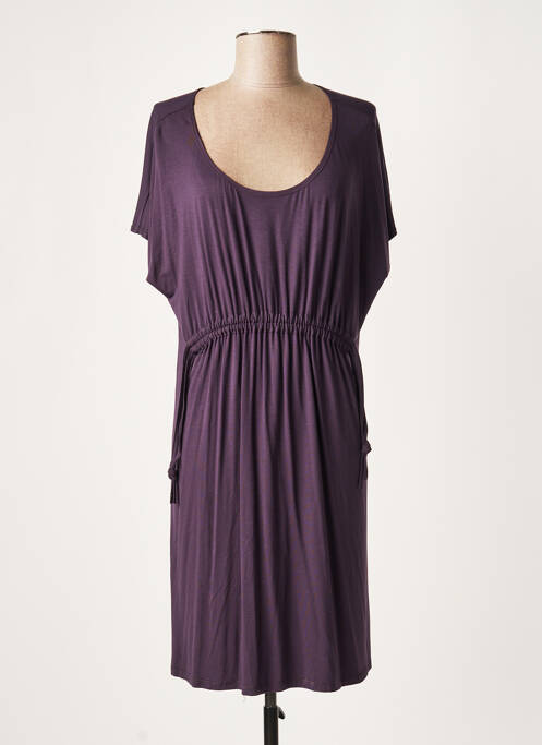 Rochie midi violet LAUREN VIDAL femeie