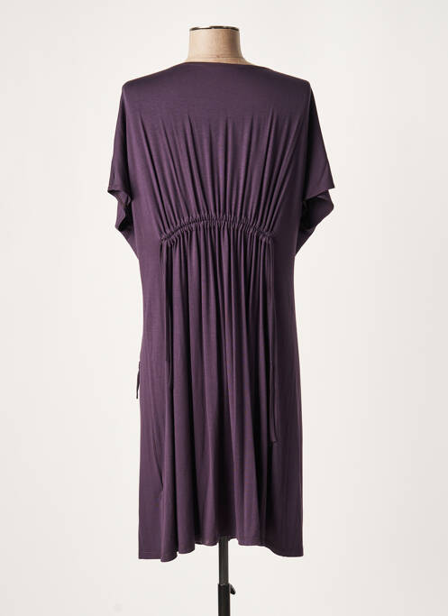 Rochie midi violet LAUREN VIDAL femeie