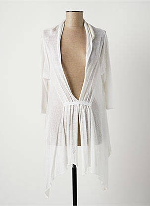 Pulover tunică alb LAUREN VIDAL femeie