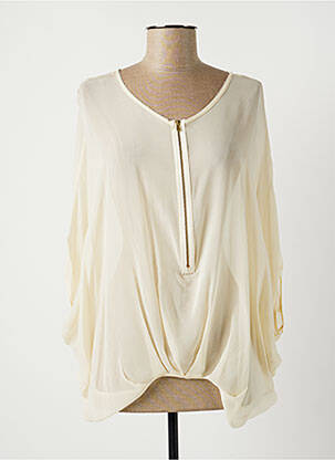 Bluză bej LAUREN VIDAL femeie