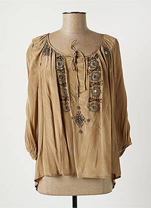 Bluză bej LAUREN VIDAL femeie