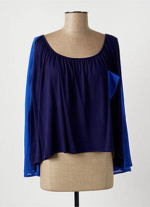 Top albastru LAUREN VIDAL femeie