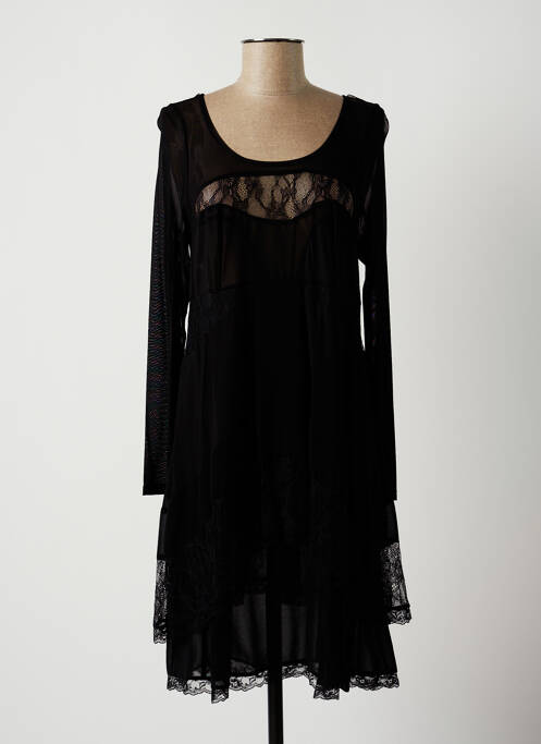 Rochie midi negru LAUREN VIDAL femeie