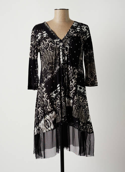 Rochie midi negru LAUREN VIDAL femeie