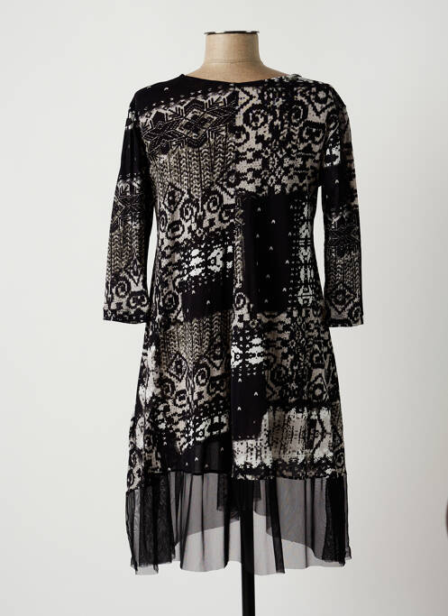 Rochie midi negru LAUREN VIDAL femeie