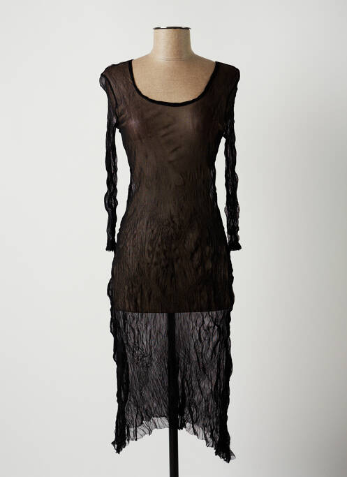 Rochie midi negru LAUREN VIDAL femeie