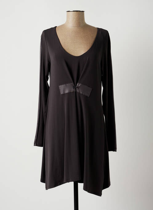 Rochie midi gri LAUREN VIDAL femeie