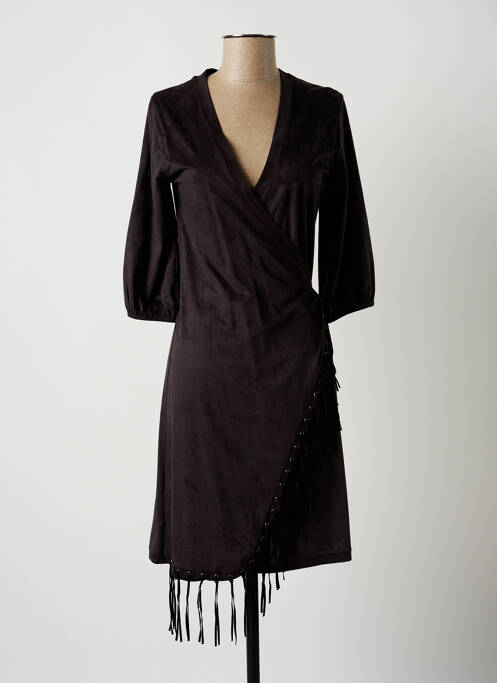 Rochie midi gri LAUREN VIDAL femeie