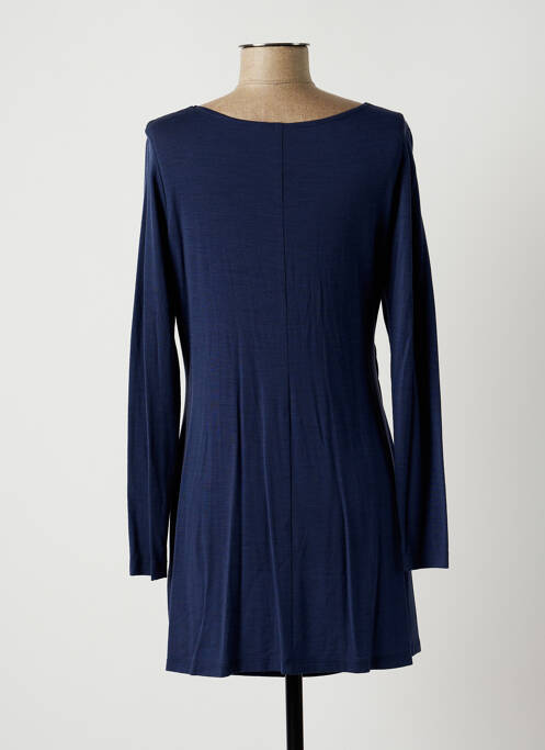 Rochie scurtă albastru LAUREN VIDAL femeie