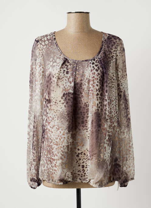 Bluză gri LAUREN VIDAL femeie