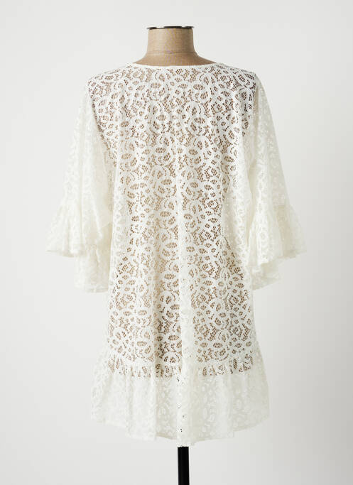 Tunică mâneci lungi alb LAUREN VIDAL femeie