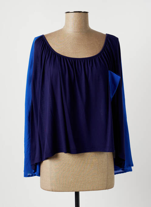 Top albastru LAUREN VIDAL femeie