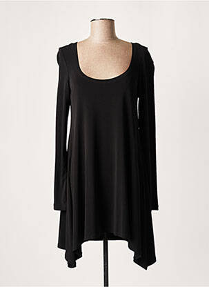 Rochie scurtă mâneci lungi mâneci lungi negru LAUREN VIDAL femeie