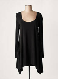 Rochie scurtă mâneci lungi mâneci lungi negru LAUREN VIDAL femeie