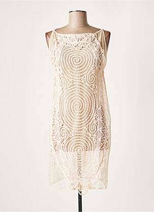 Rochie midi roz LAUREN VIDAL femeie