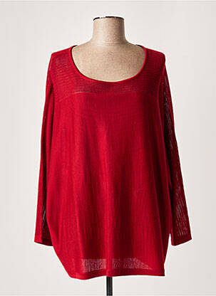 Pulover roșu LAUREN VIDAL femeie