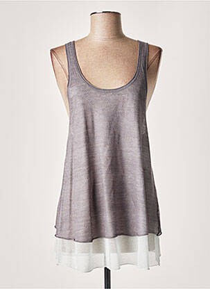 Pulover gri LAUREN VIDAL femeie