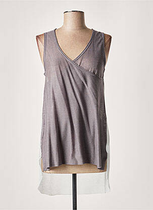 Pulover gri LAUREN VIDAL femeie