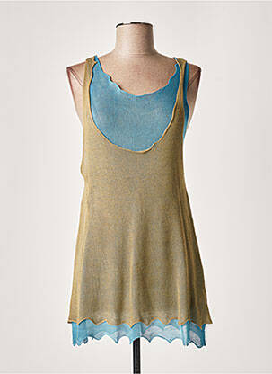 Pulover tunică verde LAUREN VIDAL femeie