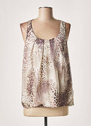 Bluză maro LAUREN VIDAL femeie