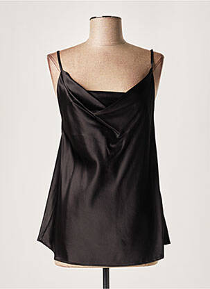 Top negru LAUREN VIDAL femeie