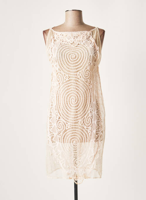 Rochie midi roz LAUREN VIDAL femeie