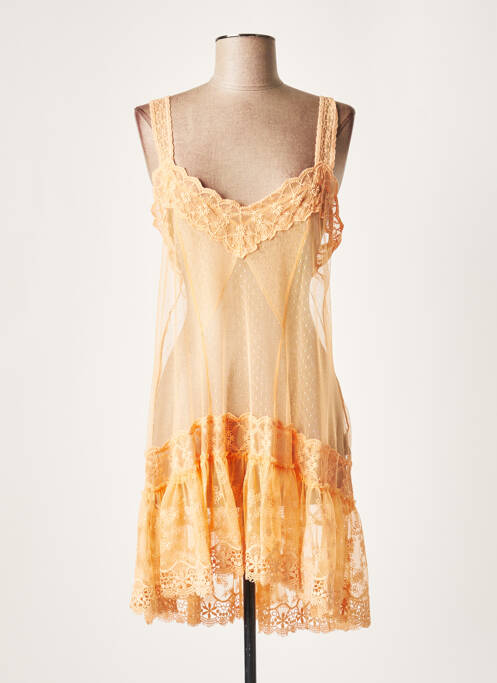 Tunică fără mâneci portocaliu LAUREN VIDAL femeie