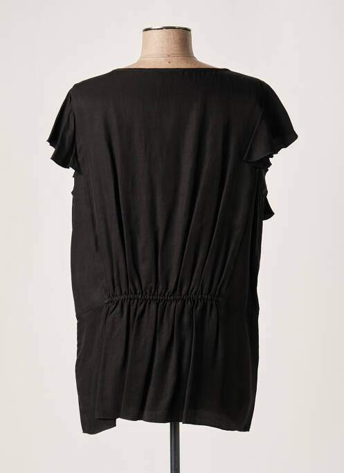 Tunică mâneci scurte negru LAUREN VIDAL femeie