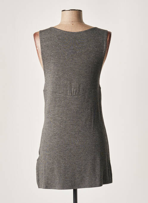 Tunică fără mâneci gri LAUREN VIDAL femeie