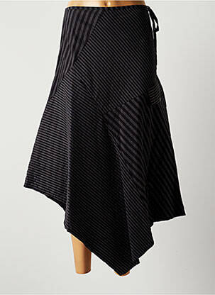 Fustă midi negru LAUREN VIDAL femeie