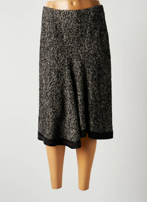 Fustă midi negru LAUREN VIDAL femeie