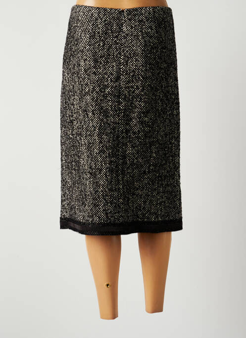 Fustă midi negru LAUREN VIDAL femeie