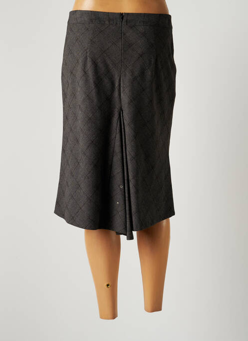 Fustă midi gri LAUREN VIDAL femeie