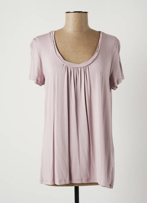 Tricou violet LAUREN VIDAL femeie