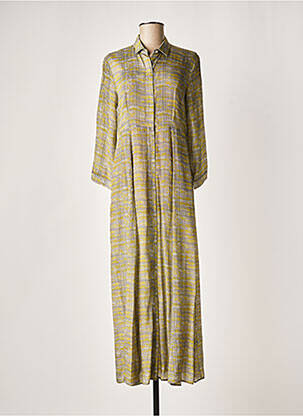 Rochie lungă gri LAUREN VIDAL femeie