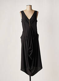 Rochie lungă fără mâneci fără mâneci negru LAUREN VIDAL femeie