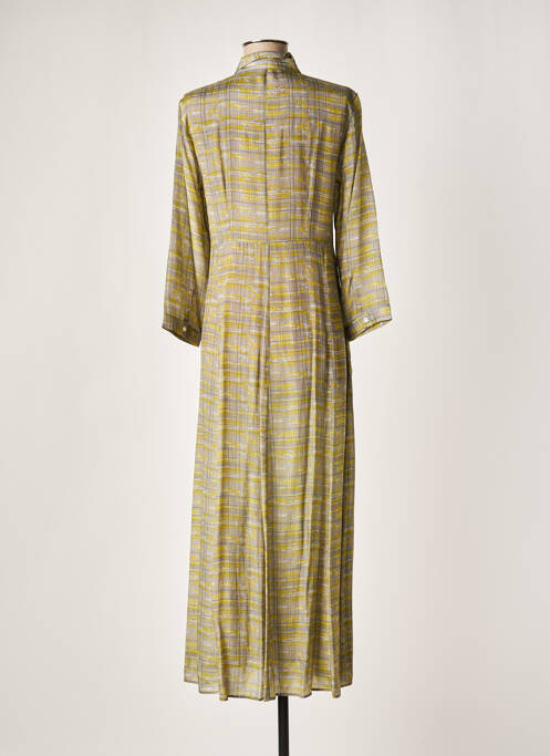 Rochie lungă gri LAUREN VIDAL femeie