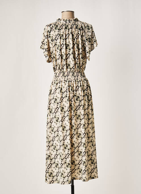 Rochie lungă bej LAUREN VIDAL femeie