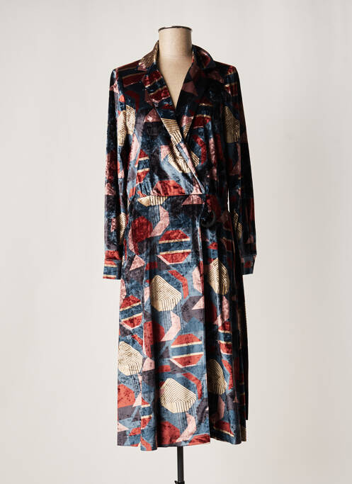 Rochie lungă negru LAUREN VIDAL femeie