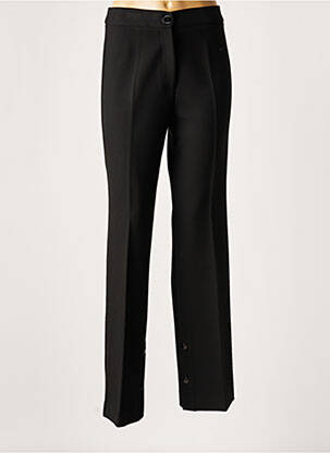 Pantalon larg negru LAUREN VIDAL femeie