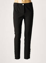Pantalon slim mărime normală mărime normală negru LAUREN VIDAL femme