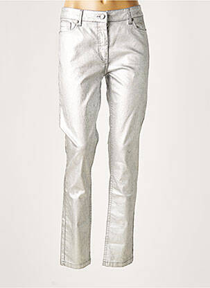 Blugi cu croială dreaptă alb LAUREN VIDAL femeie