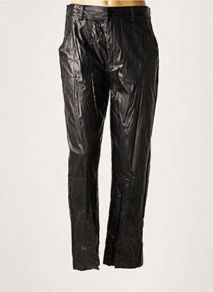 Pantalon larg negru LAUREN VIDAL femeie