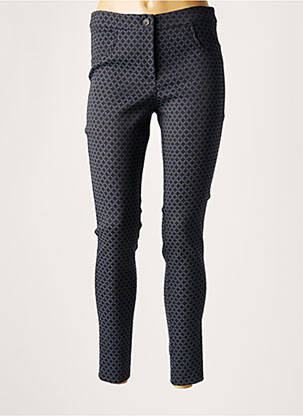 Pantalon slim albastru LAUREN VIDAL femeie