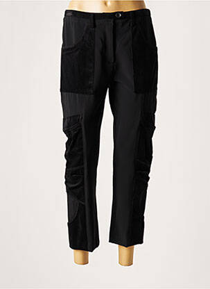 Pantalon trei sferturi negru LAUREN VIDAL femeie