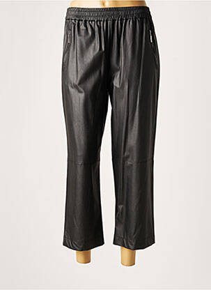 Pantalon trei sferturi negru LAUREN VIDAL femeie