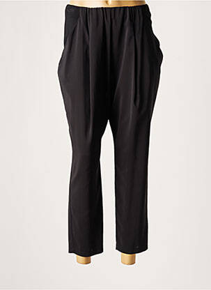 Pantalon trei sferturi negru LAUREN VIDAL femeie